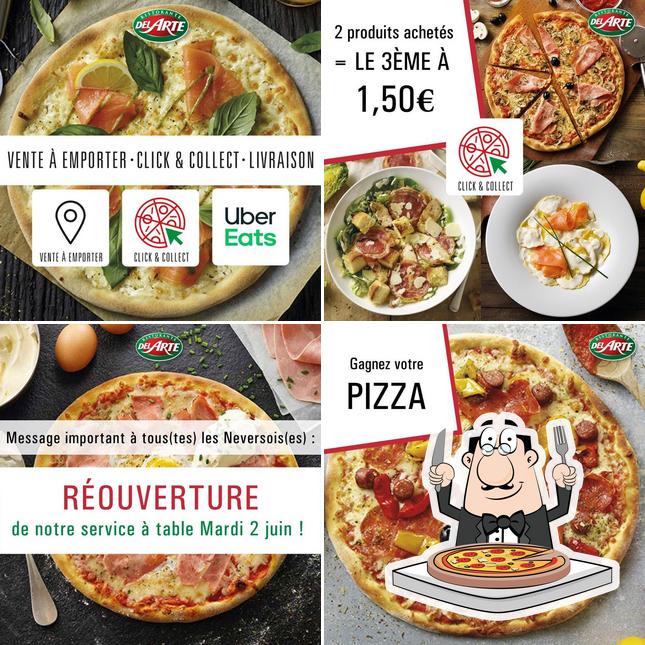 Commandez des pizzas à Del Arte