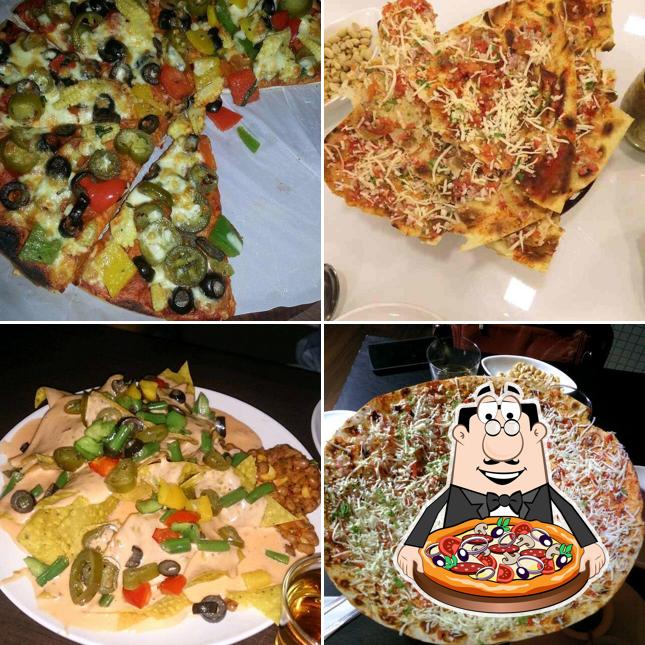 Try out pizza at Bottle Bar
