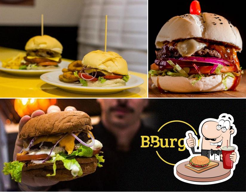 Consiga um hambúrguer no B. Burguer