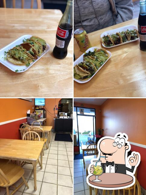 Помимо прочего, в La Gordy’s Taco Shop есть напитки и внутреннее оформление