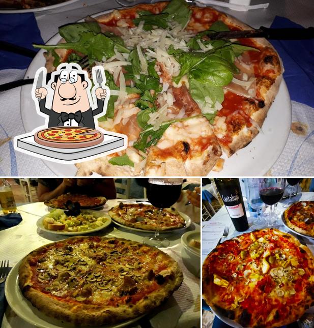 Scegli una pizza a Ristorante Blue Marlin....bar...trattoria...pizzeria....forno a legna