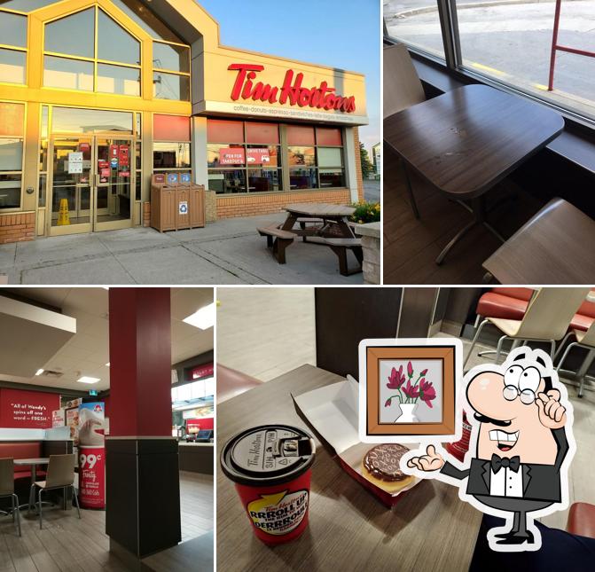 L'intérieur de Wendy's