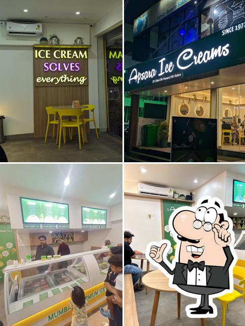 The interior of Apsara Ice Creams