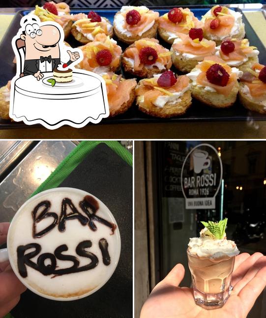 Bar Rossi serve un'ampia gamma di dessert