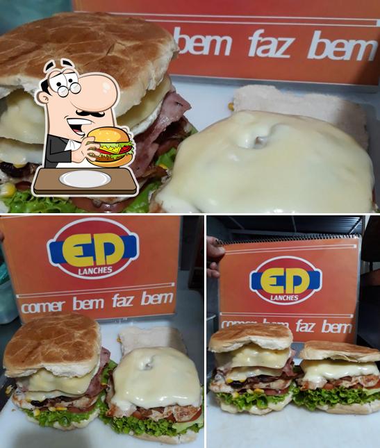 Os hambúrgueres do ED Lanches irão saciar diferentes gostos