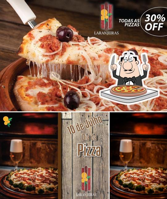 Escolha diversos estilos de pizza