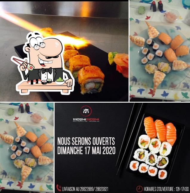 Commandez de nombreuses options de sushi