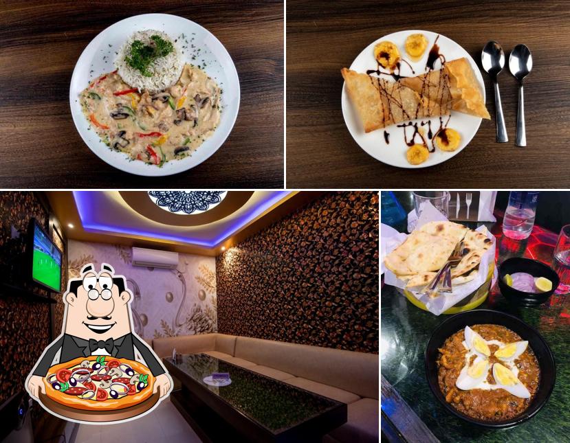 Get pizza at Cafe 80 Yards