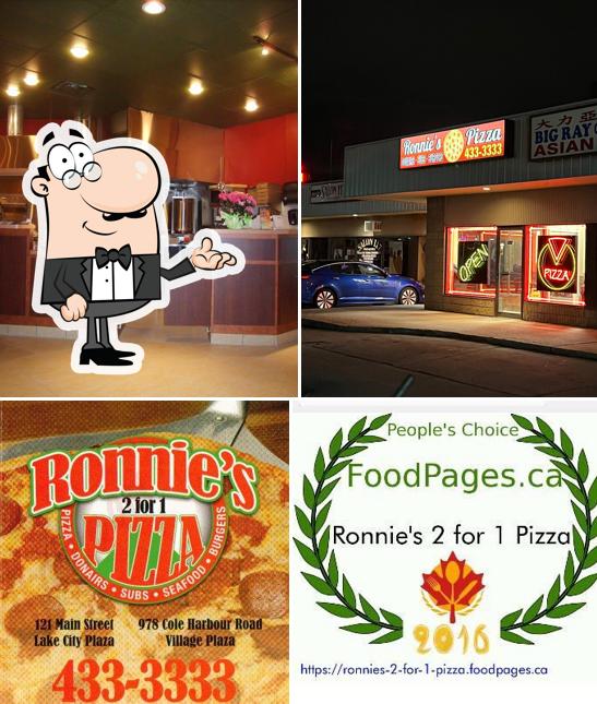 L'intérieur de Ronnie’s Pizza