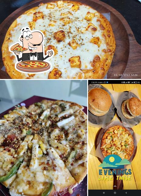 Try out pizza at Cafe Amigos Hub