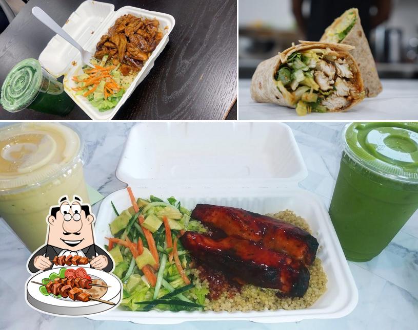 Food at Jojo’s Juice Bar and Grill