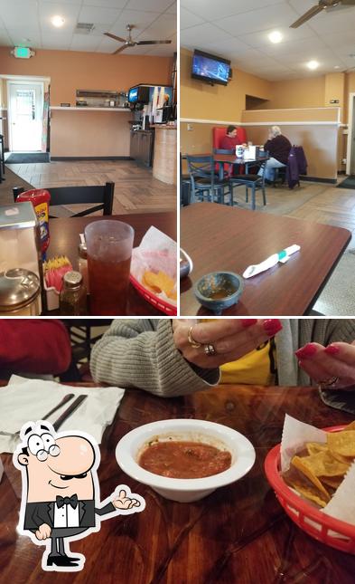 The interior of Marilus Family Restaurant Mexican & American food
