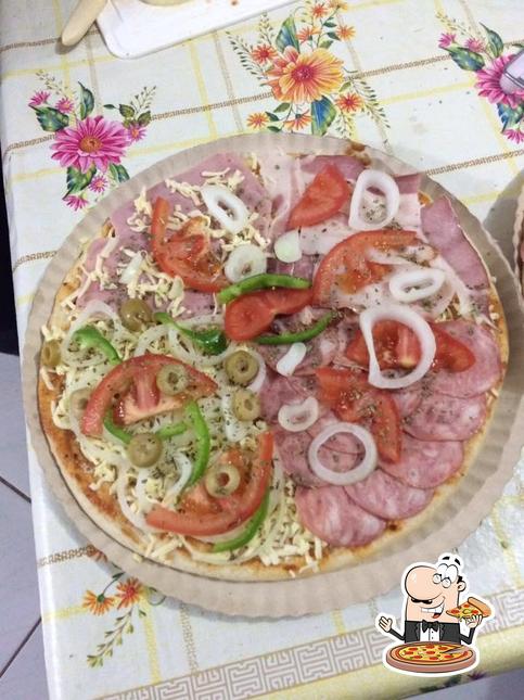 Experimente pizza no Almoço de Sábado da Verinha Maidana