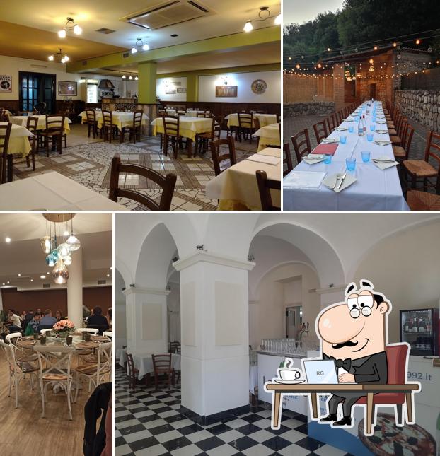 Gli interni di Pizzeria La Pineta