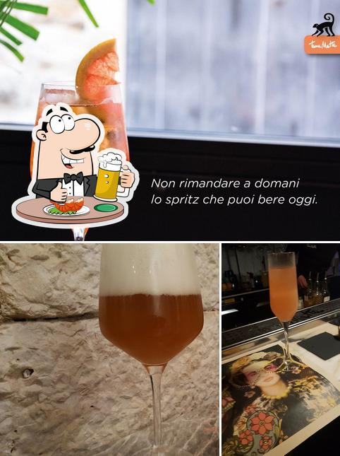 Puoi prenderti un rinfrescante bicchiere di birra chiara o scura