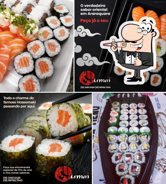 Experimente diversas opções de sushi