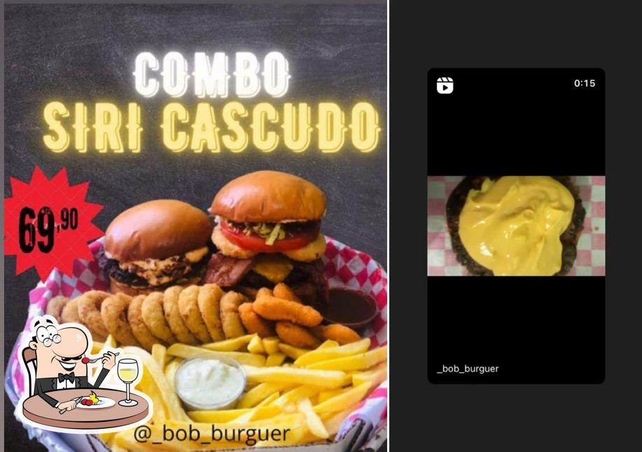 Comida em Bob Burguer