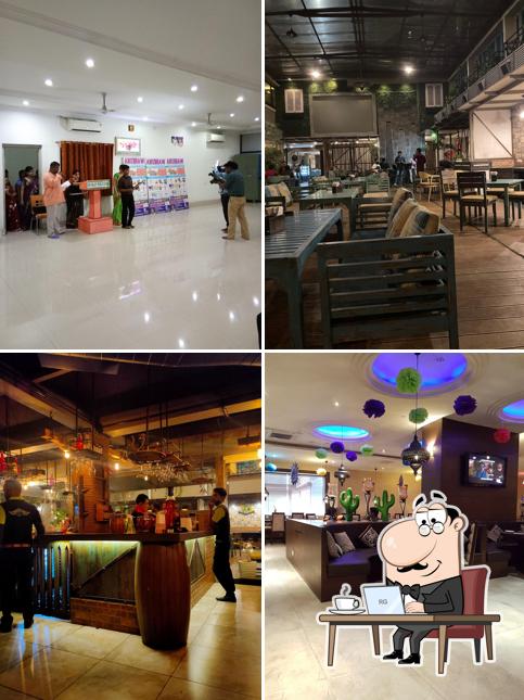 The interior of Moksha