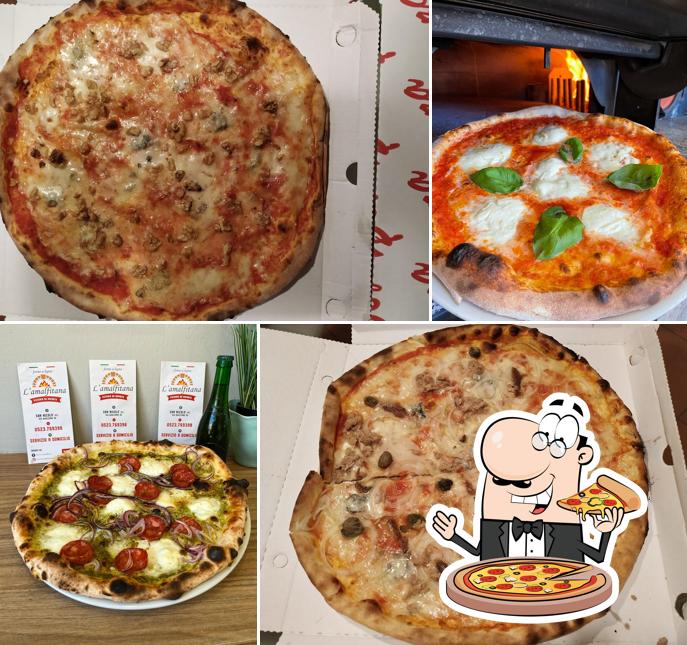 Prenditi tra le molte varianti di pizza