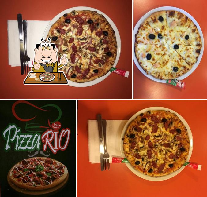 Order pizza at Pizza rio