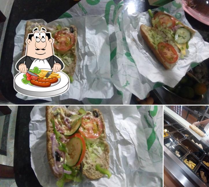 Comida em Subway