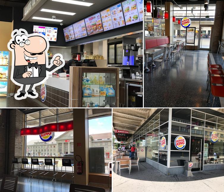 L'intérieur de Burger King