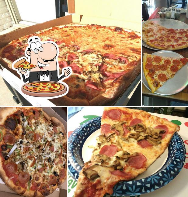 Try out pizza at Jet's NY Slice