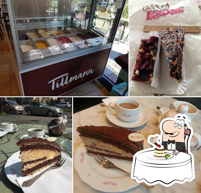 Café Tillmann Mexikoplatz - Bio Konditorei serves a number of desserts