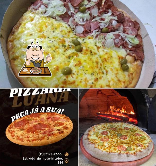 No Pizzaria Luana, você pode conseguir pizza