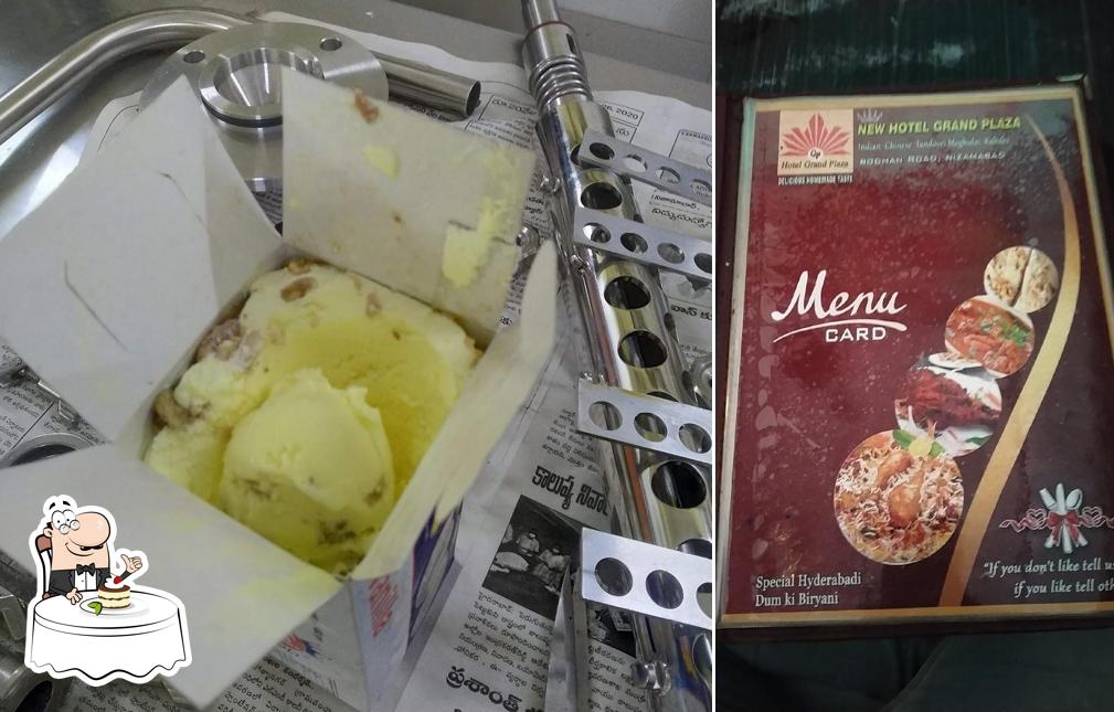 Hotel Grand Plaza offers a variety of sweet dishes