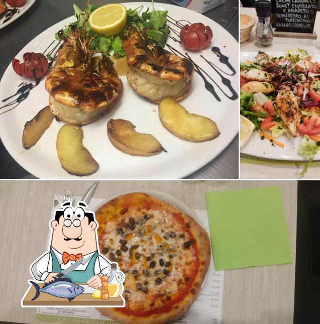 Salmone grigliato al Pizzeria Il Cappero