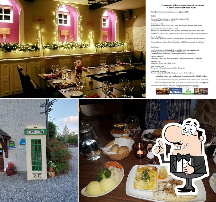 Ballinacourty House in Lisvernane Restaurant menu and reviews