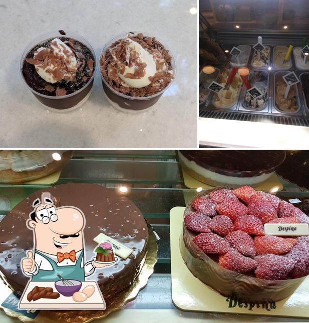 Despina Patisserie offers a variety of desserts