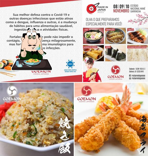 Platos en Goemon