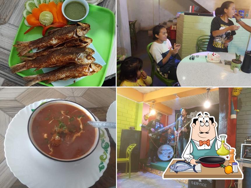 Green Hill Restaurant provides a menu for seafood lovers