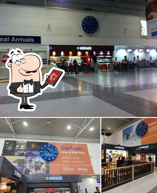 Greggs, International Airport in Newcastle upon Tyne Restaurant menu