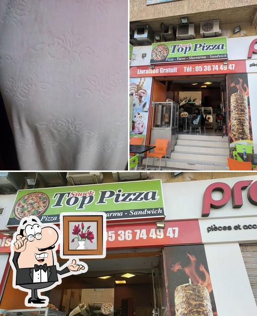 L'intérieur de Top Pizza