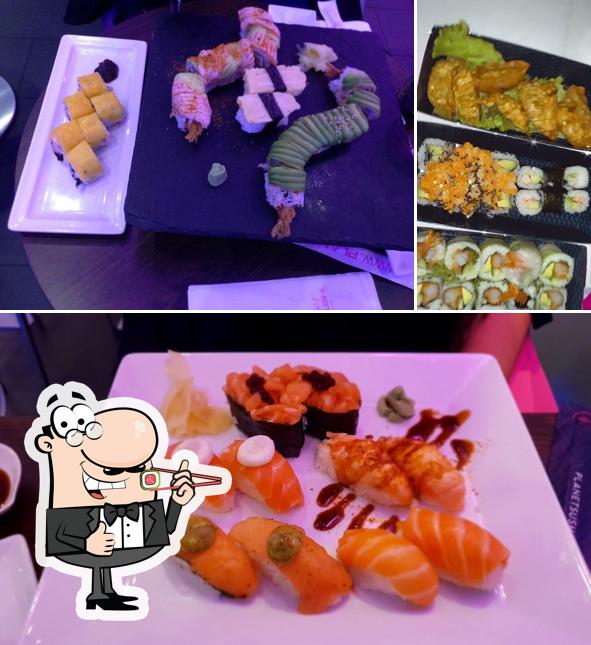 Prenez différentes options de sushi