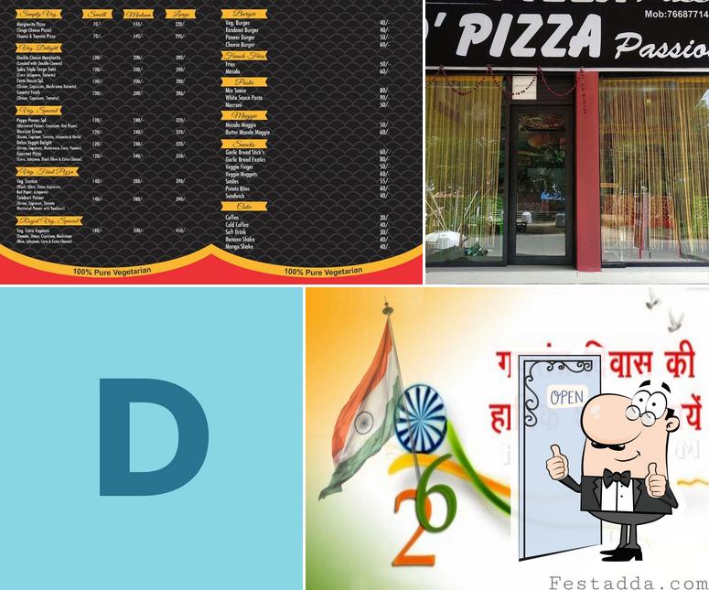 Here's an image of D pizza passion etawah
