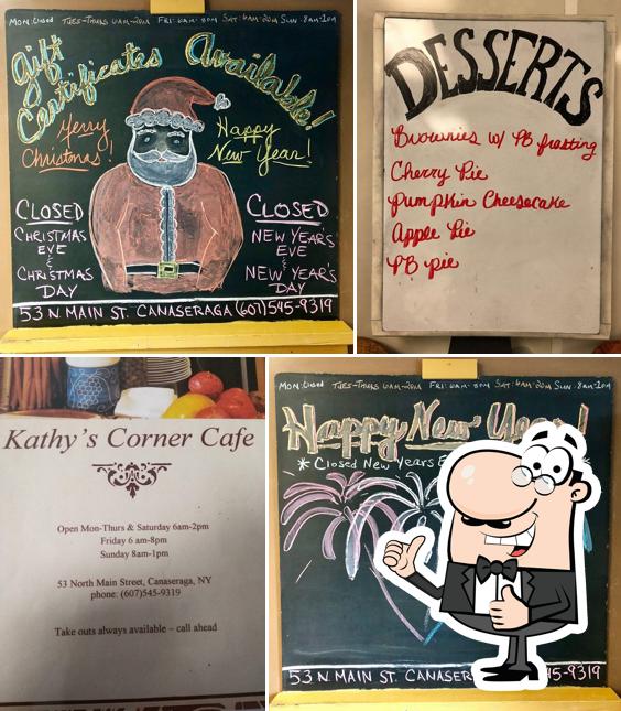 Kathys Corner Cafe in Canaseraga Restaurant menu and reviews