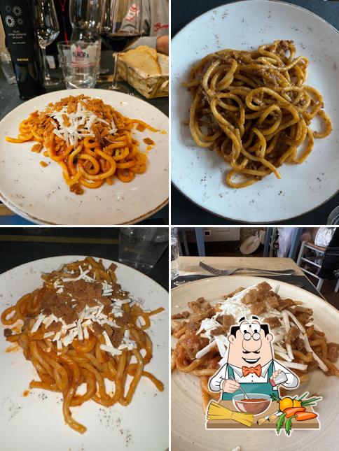 Spaghetti alla bolognese al Osteria Il Carroccio