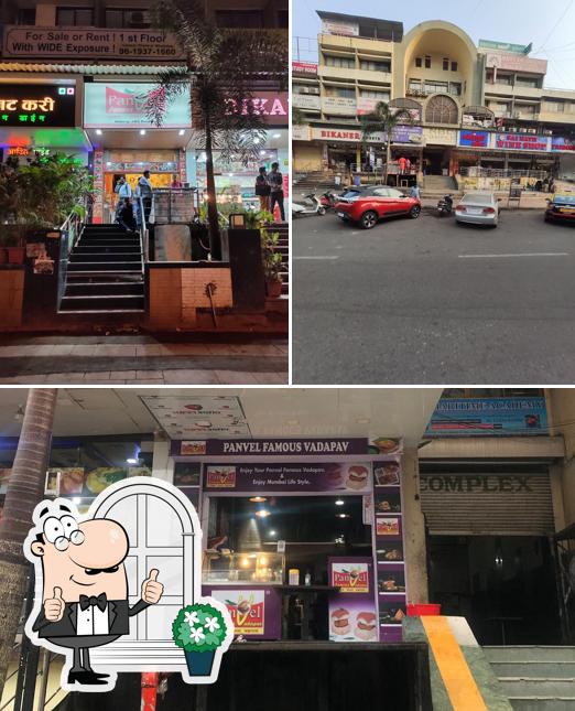 The exterior of Panvel Famous Vada Pav C.B.D Belapur