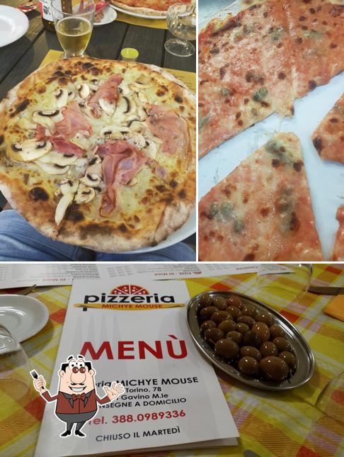 Cibo al Pizzeria Michye Mouse