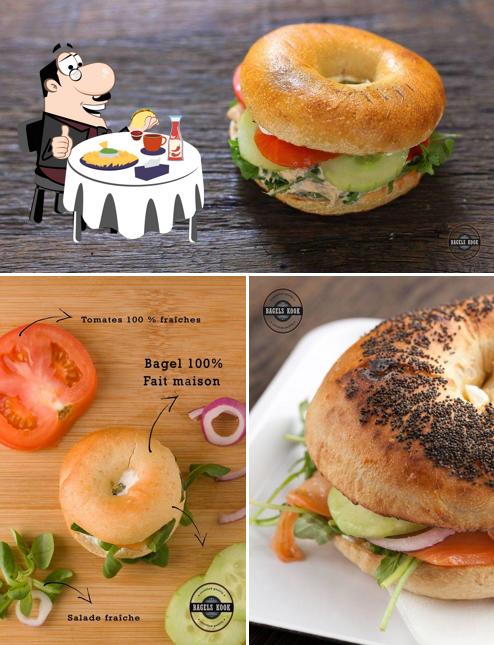 Les hamburgers de Bagels Kook will conviendront différents goûts