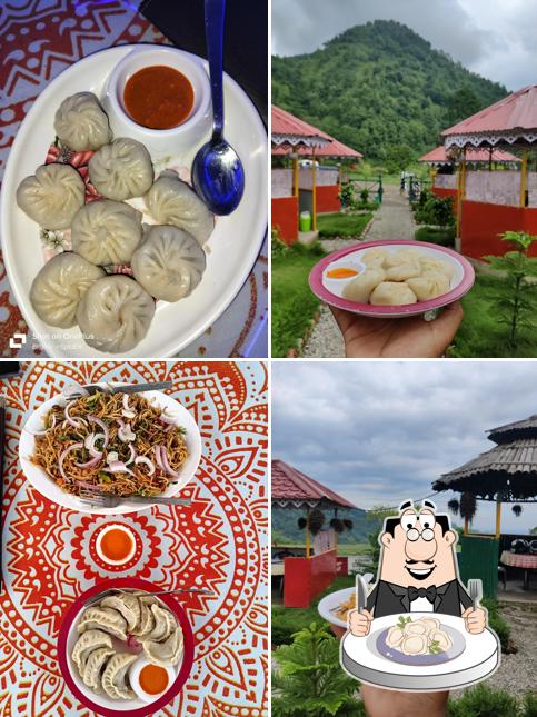 Dumplings at Bamboo Cottage Restaurant Rohini