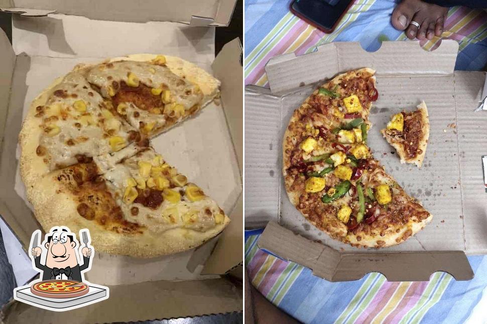 At Domino's Pizza, you can enjoy pizza