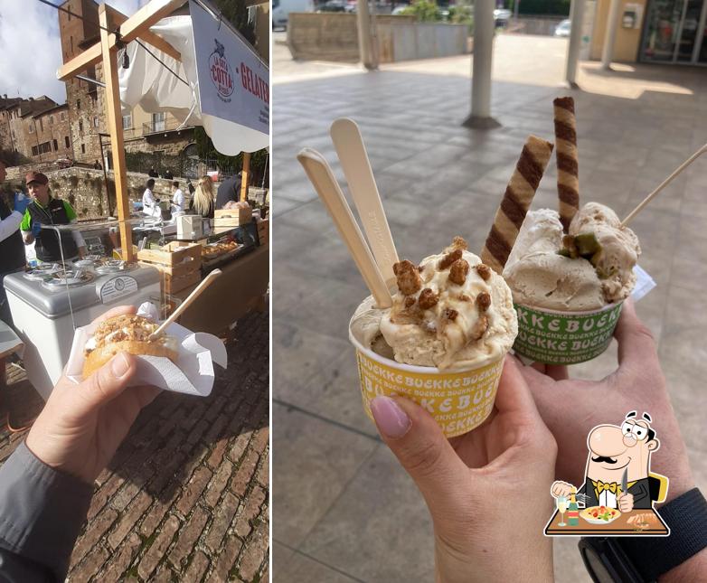 Cibo al Gelateria Buekke