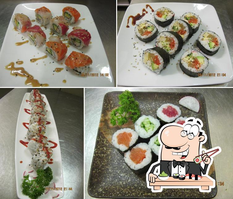 Ordina le diverse opzioni di sushi