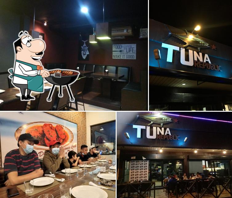 Look at the picture of Tuna Republic seafood Restaurant