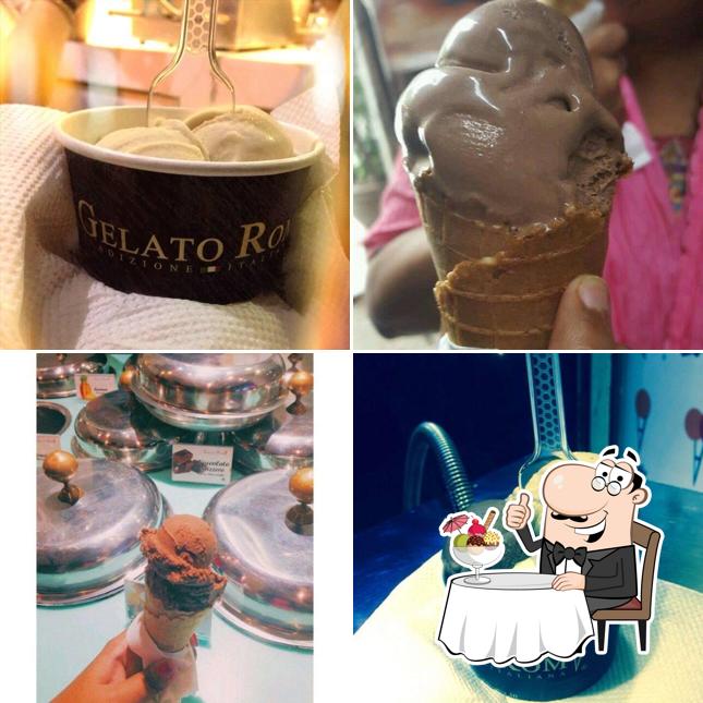 Don’t forget to order a dessert at Gelato Roma